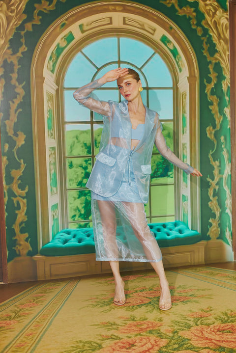 LUX ORGANZA BLAZER