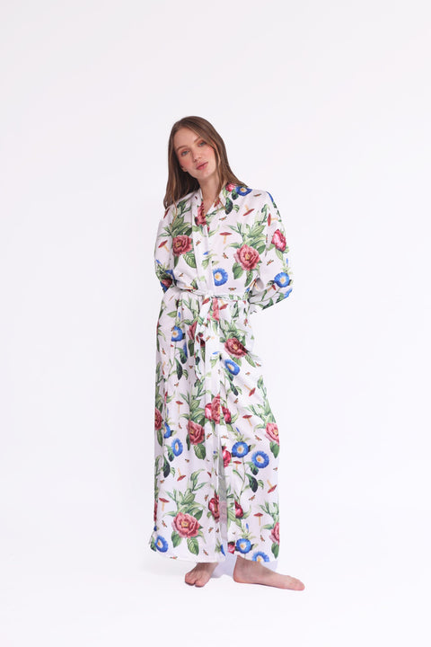 FLORAL ROBE